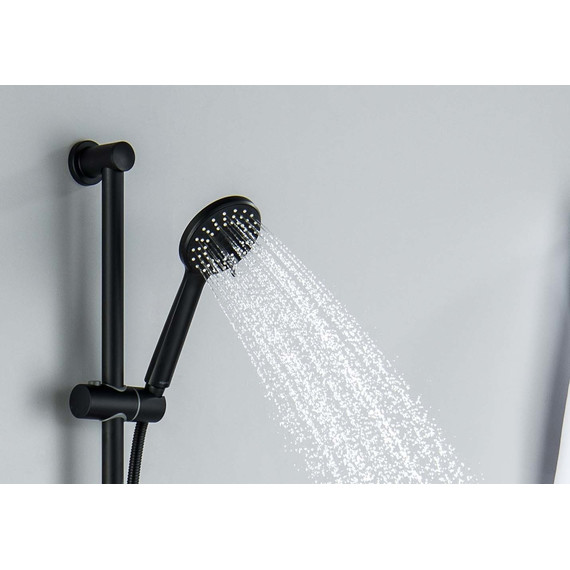 Душевой гарнитур Aquatek Бетта AQ2013MB, чёрный матовый - фото 9