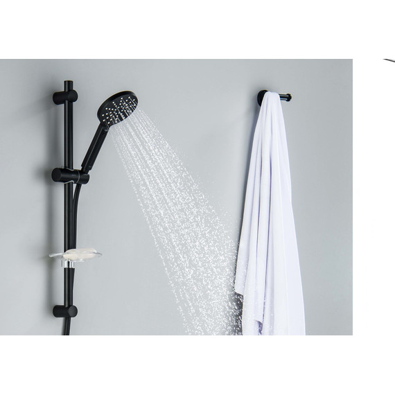 Душевой гарнитур Aquatek Оберон AQ2014MB, чёрный матовый - фото 2