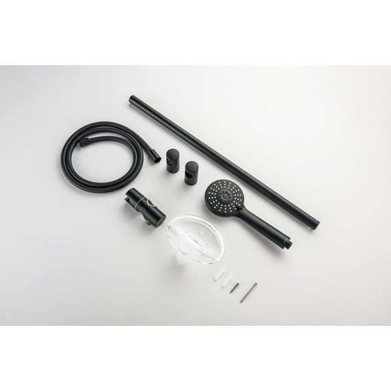 Душевой гарнитур Aquatek Бетта AQ2015MB, чёрный матовый - фото 8