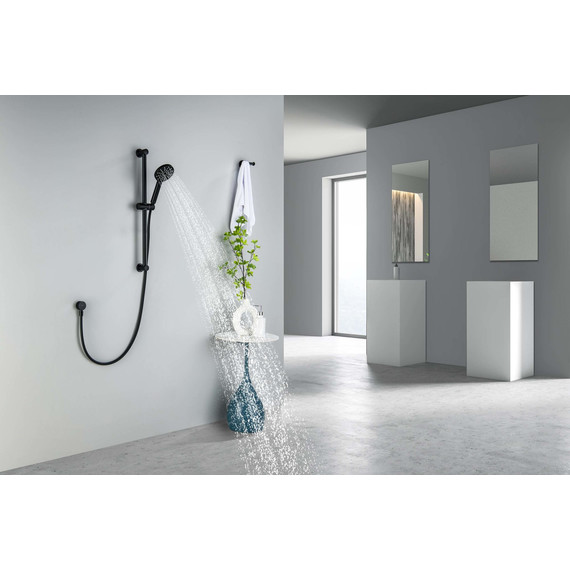 Душевой гарнитур Aquatek Оберон AQ2016MB, чёрный матовый - фото 4