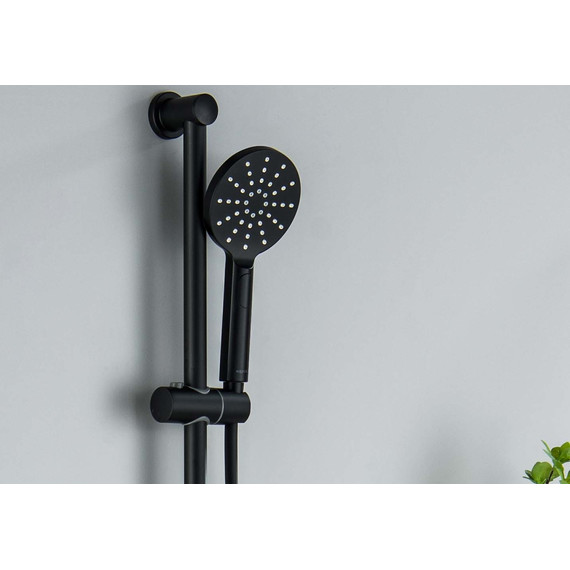 Душевой гарнитур Aquatek Оберон AQ2016MB, чёрный матовый - фото 8