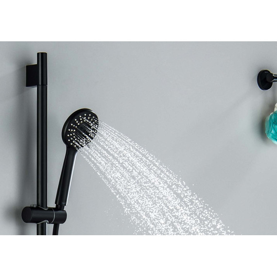 Душевой гарнитур Aquatek Бетта AQ2017MB, чёрный матовый - фото 5