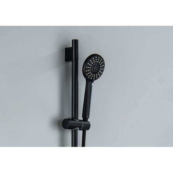 Душевой гарнитур Aquatek Бетта AQ2017MB, чёрный матовый - фото 6