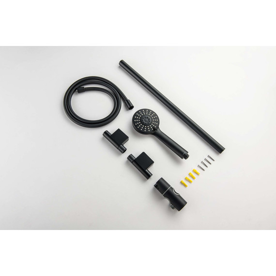 Душевой гарнитур Aquatek Бетта AQ2017MB, чёрный матовый - фото 7