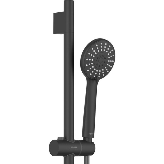 Душевой гарнитур Aquatek Бетта AQ2017MB, чёрный матовый - фото 2