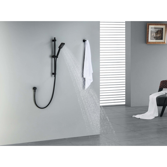 Душевой гарнитур Aquatek Лира AQ2018MB, чёрный матовый - фото 4