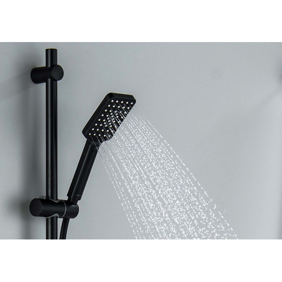 Душевой гарнитур Aquatek Лира AQ2018MB, чёрный матовый - фото 5