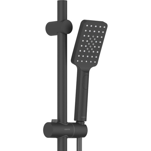 Душевой гарнитур Aquatek Лира AQ2018MB, чёрный матовый - фото 2