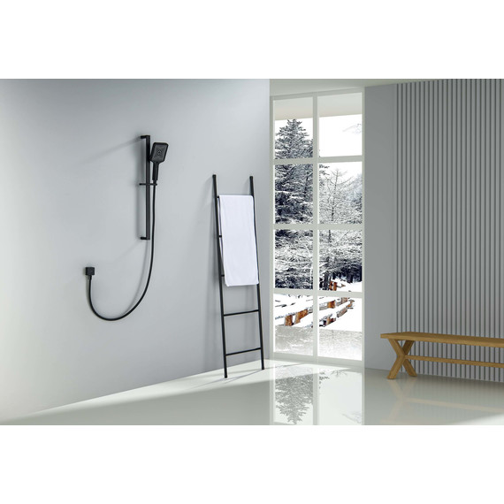 Душевой гарнитур Aquatek Либра AQ2019MB, чёрный матовый - фото 8