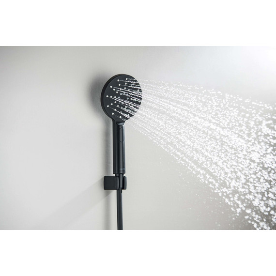 Душевой гарнитур Aquatek Оберон AQ2033MB, чёрный матовый - фото 3