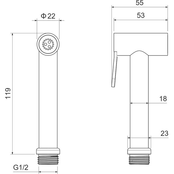 Гигиенический душ Aquatek AQ2057CR - фото 4