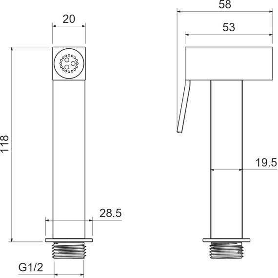 Гигиенический душ Aquatek AQ2058CR - фото 4
