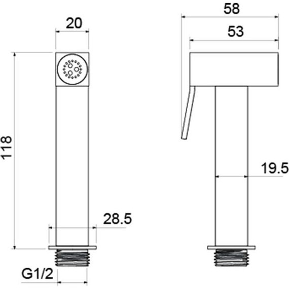 Гигиенический душ Aquatek AQ2058CR - фото 3