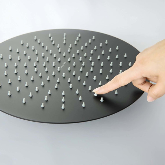 Верхний душ Aquatek 300x300 мм AQ2075MB, чёрный матовый - фото 2