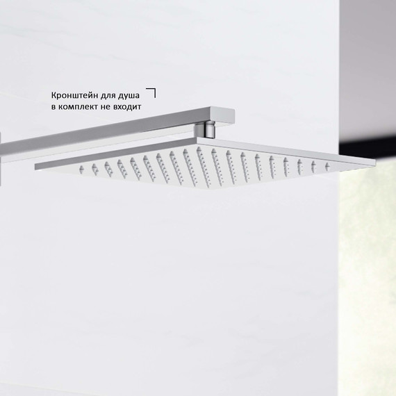 Верхний душ Aquatek 250x250 мм AQ2076CR - фото 4