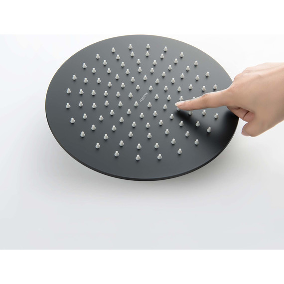 Верхний душ Aquatek 250x250 мм AQ2077MB, чёрный матовый - фото 2