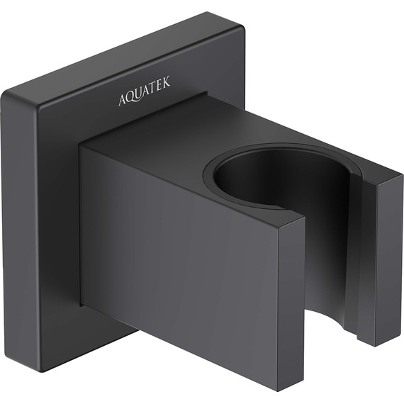 Держатель душевой лейки Aquatek AQ2401MB, чёрный матовый - фото 2