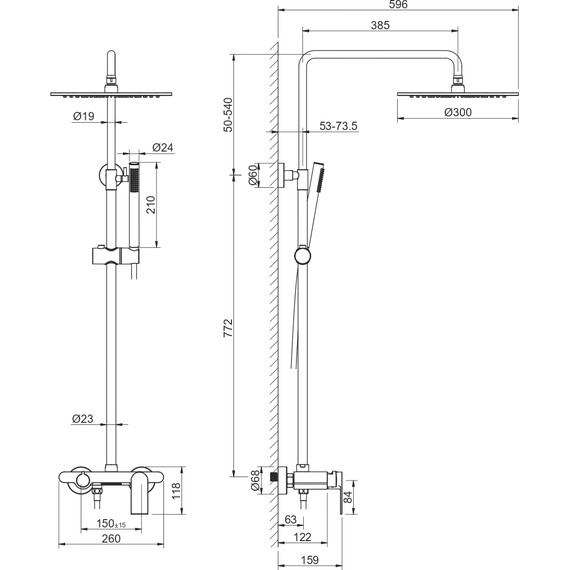 Душевая стойка Aquatek Лира AQ2440CR, Цвет производителя: хром - фото, картинка 11 Душевая стойка Aquatek Лира AQ2440CR, Цвет производителя: хром - фото 11