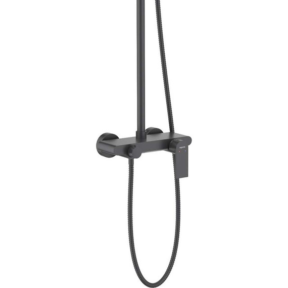 Душевая стойка Aquatek Лира AQ2440MB, чёрный матовый, Цвет производителя: чёрный матовый - фото 3