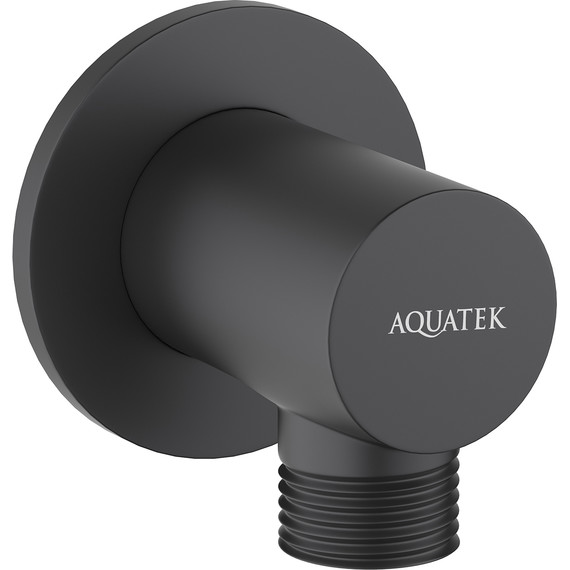Шланговое подсоединение Aquatek AQ2456MB, чёрный матовый - фото 2