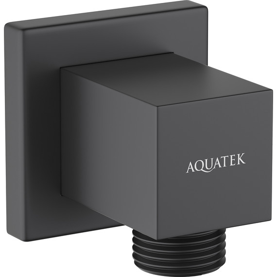 Шланговое подсоединение Aquatek AQ2458MB, чёрный матовый - фото 2