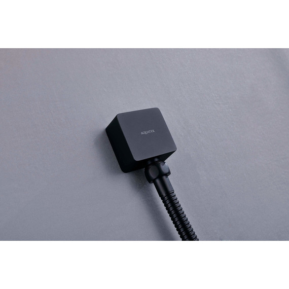 Шланговое подсоединение Aquatek AQ2459MB, чёрный матовый - фото 3