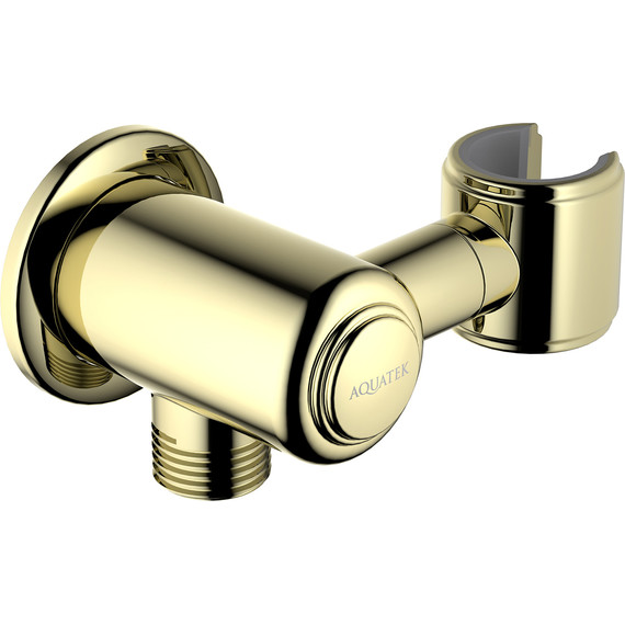 Шланговое подсоединение Aquatek Классик AQ2462PG, золото - фото 2