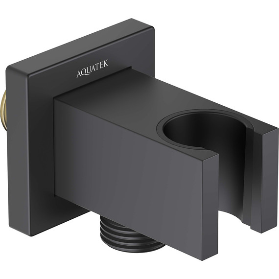 Шланговое подсоединение Aquatek AQ2463MB, чёрный матовый - фото 2