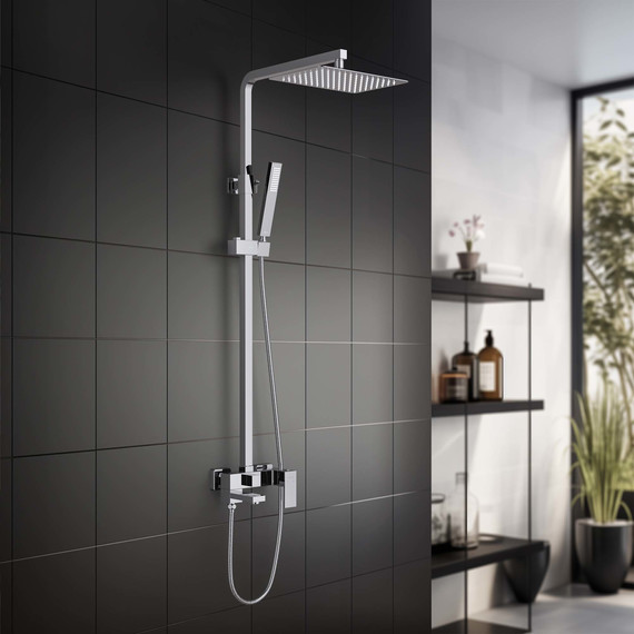 Душевая стойка Aquatek Либра AQ2640CR, Цвет производителя: хром - фото, картинка 4 Душевая стойка Aquatek Либра AQ2640CR, Цвет производителя: хром - фото 4