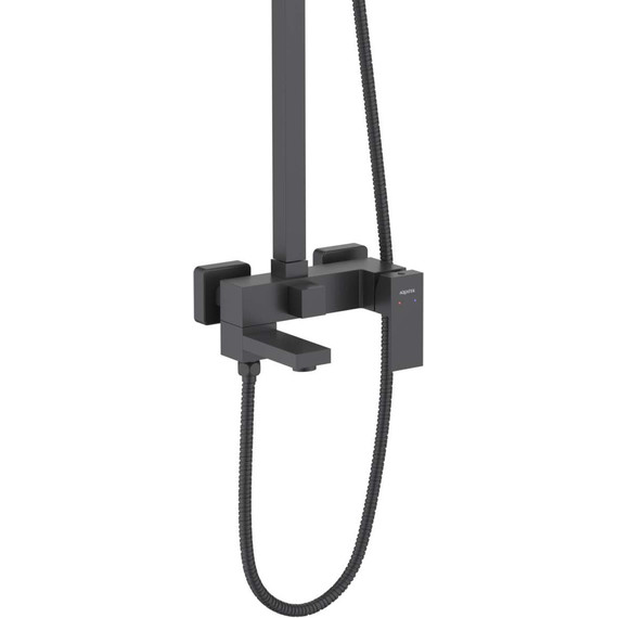 Душевая стойка Aquatek Либра AQ2640MB, чёрный матовый, Цвет производителя: чёрный матовый - фото 3