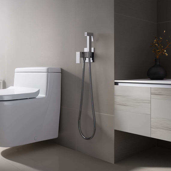 Набор для гигиенического душа Aquatek Либра AQ1022CR (со скрытой частью) - фото 4