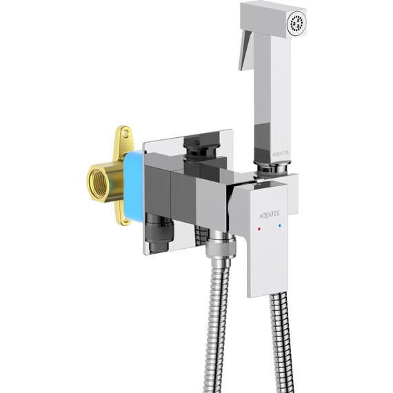 Набор для гигиенического душа Aquatek Либра AQ1022CR (со скрытой частью) - фото 3