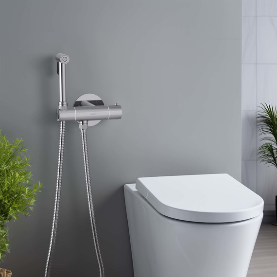 Набор для гигиенического душа Aquatek Оберон AQ1027CR (со скрытой частью) - фото 5