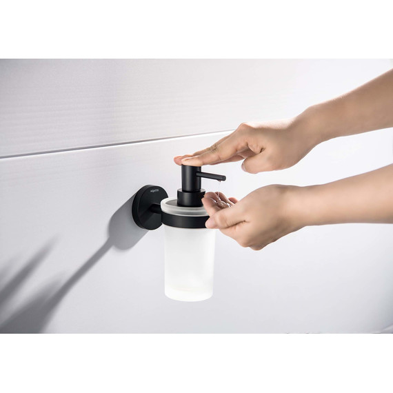 Дозатор для жидкого мыла Aquatek Европа AQ4105MB, цвет чёрный матовый - фото 3