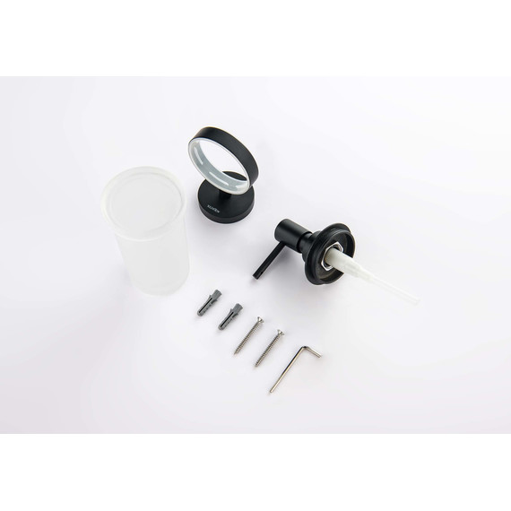 Дозатор для жидкого мыла Aquatek Европа AQ4105MB, цвет чёрный матовый - фото 2