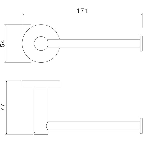 Держатель для туалетной бумаги Aquatek Европа AQ4108MB, цвет чёрный матовый - фото 9