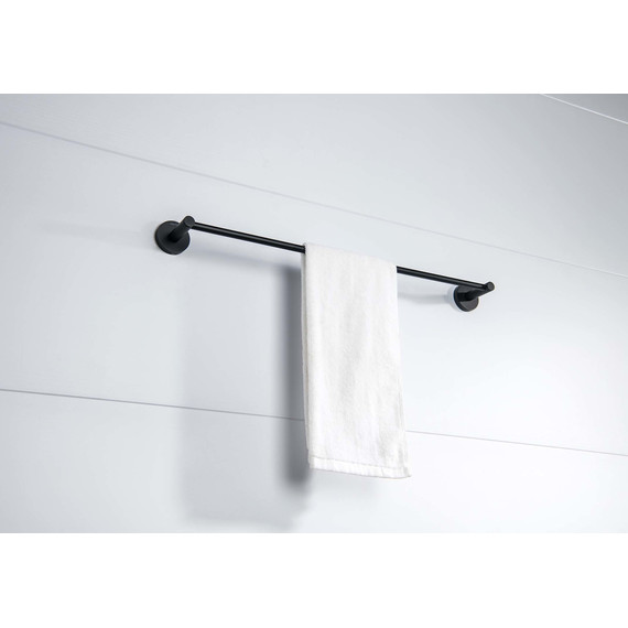 Полотенцедержатель Aquatek Европа AQ4114MB, цвет чёрный матовый - фото 3
