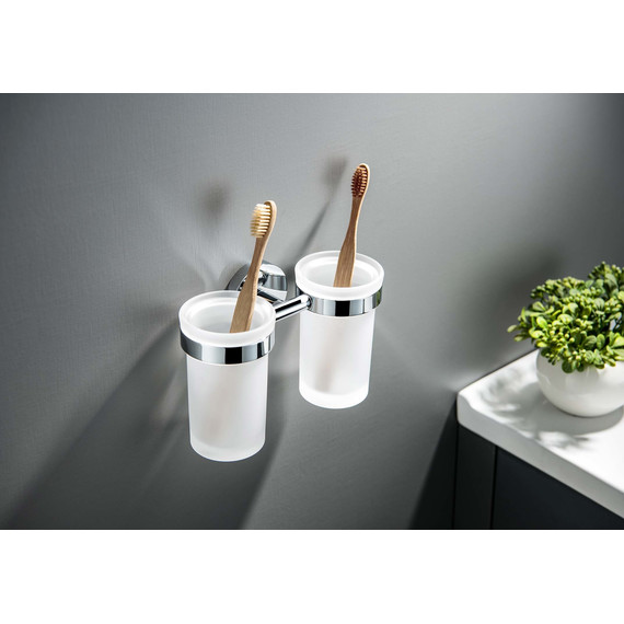 Двойной стакан для зубных щеток Aquatek Европа AQ4117CR - фото 4