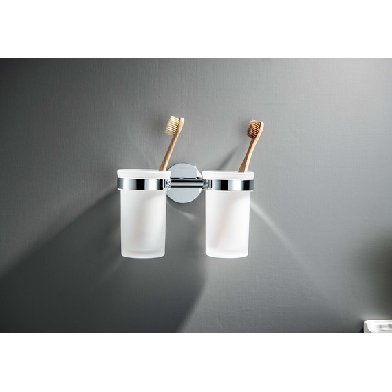 Двойной стакан для зубных щеток Aquatek Европа AQ4117CR - фото 3