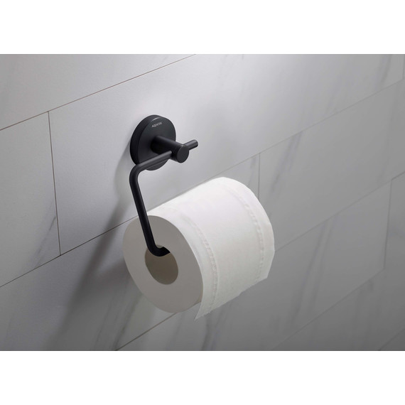 Держатель для туалетной бумаги Aquatek Европа AQ4118MB, цвет чёрный матовый - фото 6