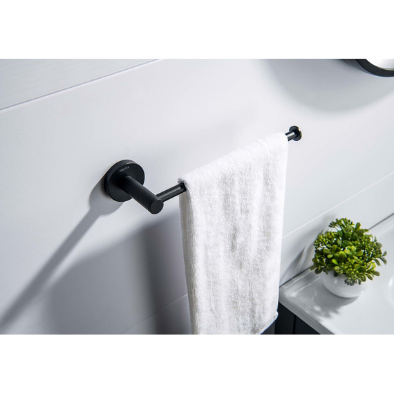 Полотенцедержатель Aquatek Европа AQ4119MB, цвет чёрный матовый - фото 5