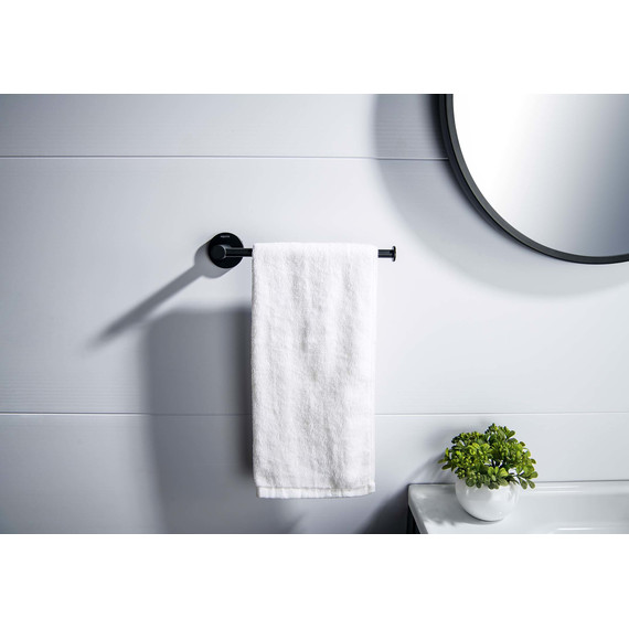 Полотенцедержатель Aquatek Европа AQ4119MB, цвет чёрный матовый - фото 4