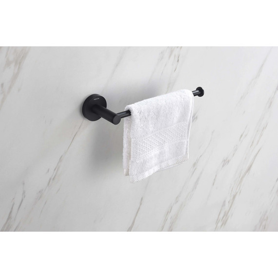 Полотенцедержатель Aquatek Европа AQ4119MB, цвет чёрный матовый - фото 8