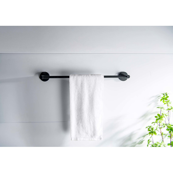Полотенцедержатель Aquatek Европа AQ4120MB, цвет чёрный матовый - фото 4