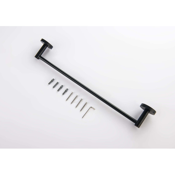 Полотенцедержатель Aquatek Европа AQ4120MB, цвет чёрный матовый - фото 2