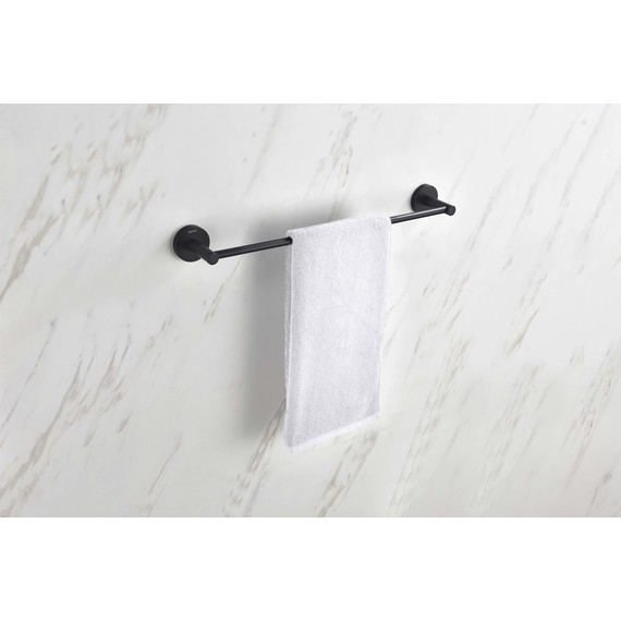 Полотенцедержатель Aquatek Европа AQ4120MB, цвет чёрный матовый - фото 7