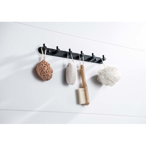 Набор крючков Aquatek Европа AQ4124MB, цвет чёрный матовый - фото 6