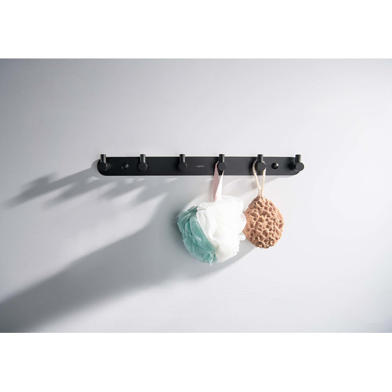 Набор крючков Aquatek Европа AQ4124MB, цвет чёрный матовый - фото 3