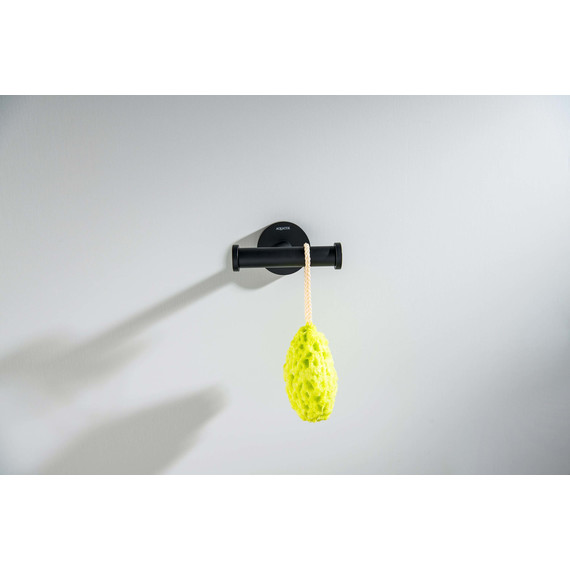 Двойной крючок Aquatek Оберон AQ4202MB, цвет чёрный матовый - фото 5