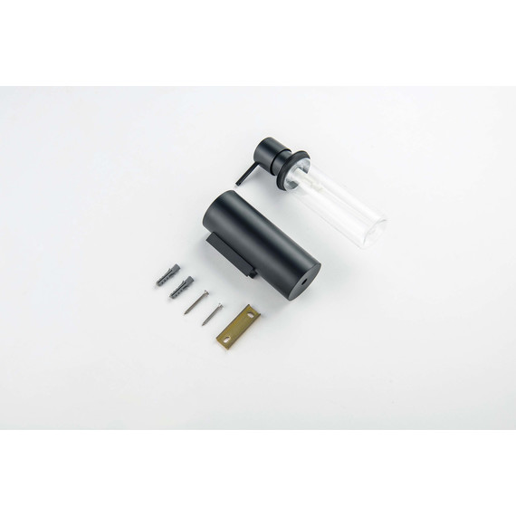 Дозатор для жидкого мыла Aquatek Оберон AQ4205MB, цвет чёрный матовый - фото 5